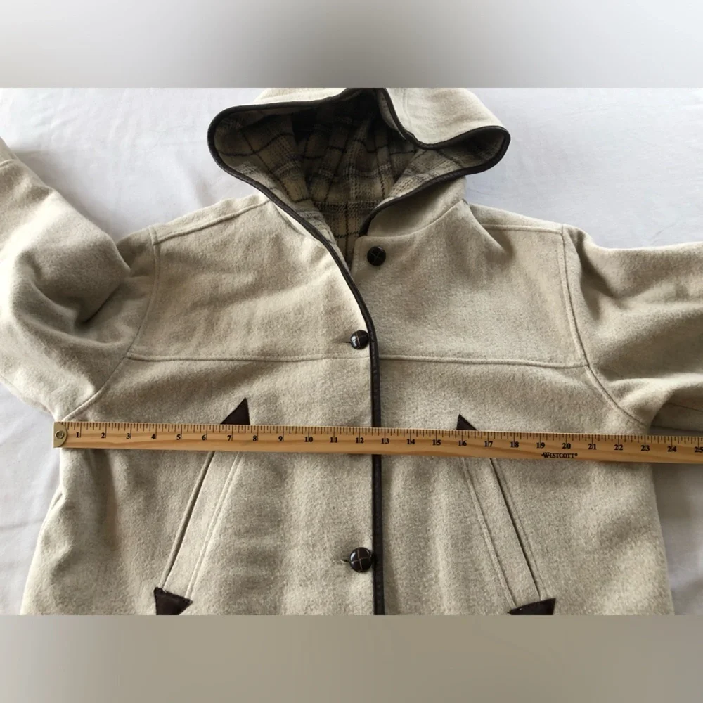 Club manteau m’en off white cream coat. - Picture 9 of 13